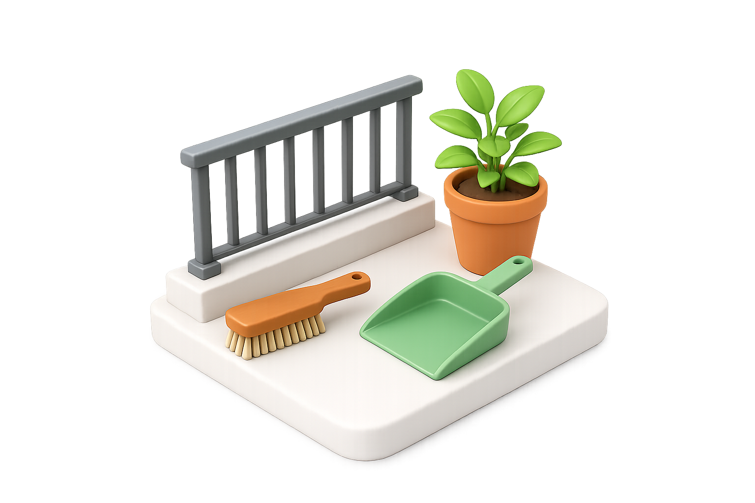 Balcony cleaning