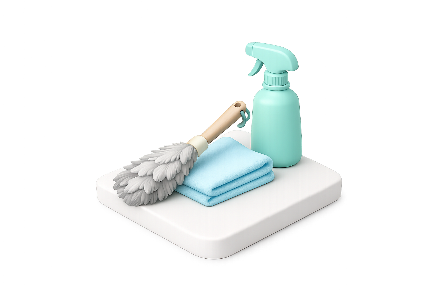 Dusting and wiping cleaning service